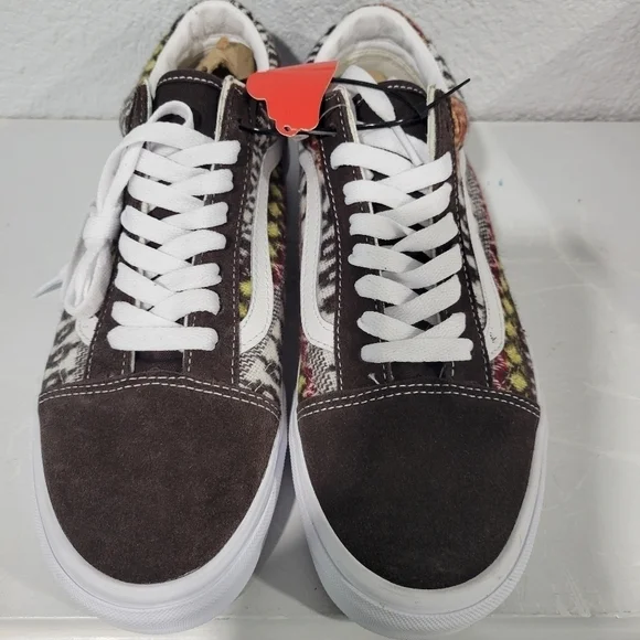 New Vans Fair Isle Old Skool  Sneakers Womens Size 9.5 Men's 8 - Picture 5 of 7